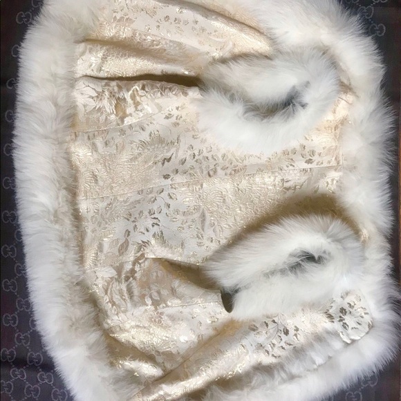Emanuel Ungaro (wool+silk, 100% Fox fur) vest, size 4-6US - Picture 9 of 10